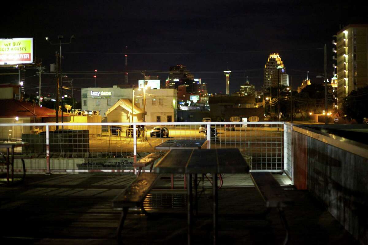 The rooftop patio at Sanchoâs.