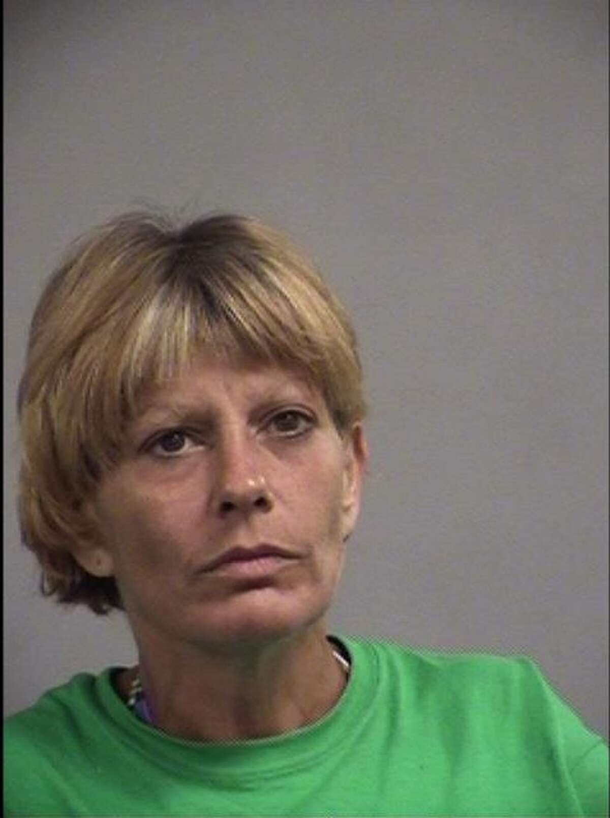 Christina Blevins, 48, is accused of stabbing man during an incident which began after she hit him with a burrito. She was arrested by Louisville Metro Police in Kentucky July 5. The 48-year-old is currently being held at Jefferson County Jail on a $5,000 bond, according to jail records. She was charged with assault, a second degree felony.