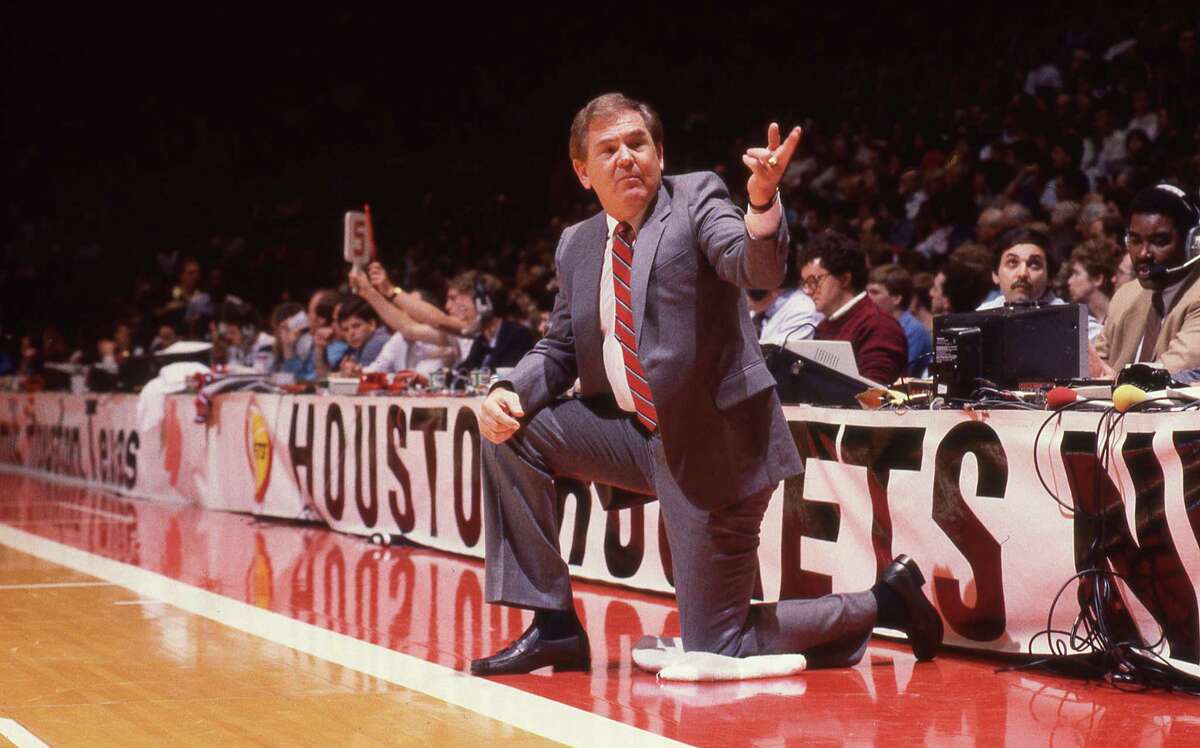 PHOTOS: Coaches in Rockets history  11/02/1985 - Houston Rockets head coach Bill Fitch gives signals from the sideline in the Summit.  >>>See the Rockets coaches through the years ... 