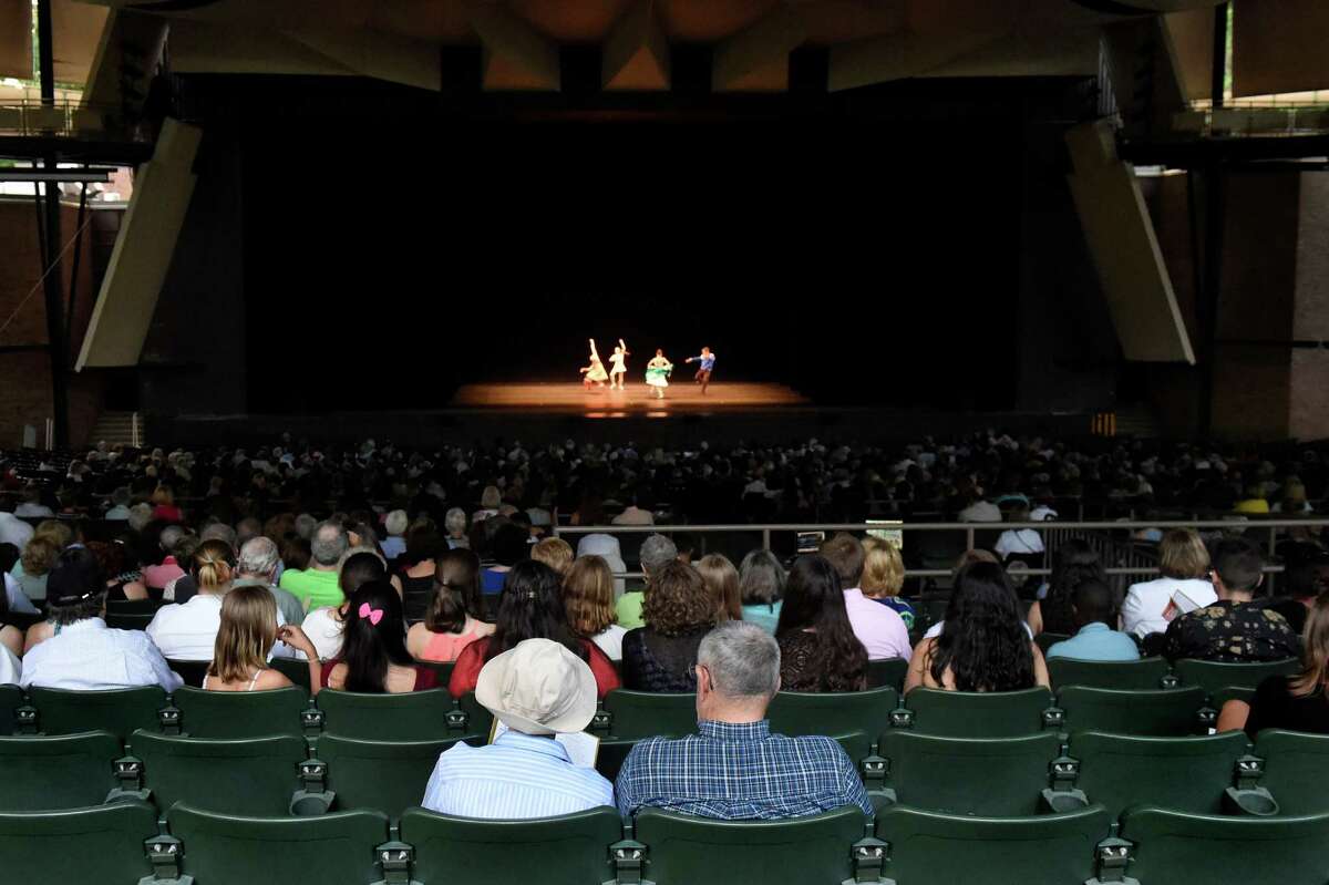 Ballet enthusiasts watch the Twyla Tharp Dance performance on Thursday, June 30, 2016, at Saratoga Performing Arts Center in Saratoga Springs, N.Y. (Cindy Schultz / Times Union)