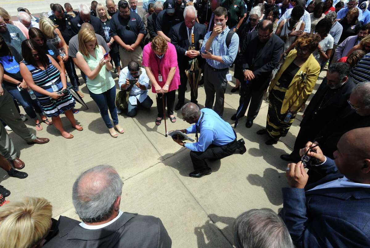 Beaumont Police Department Dallas shooting vigil