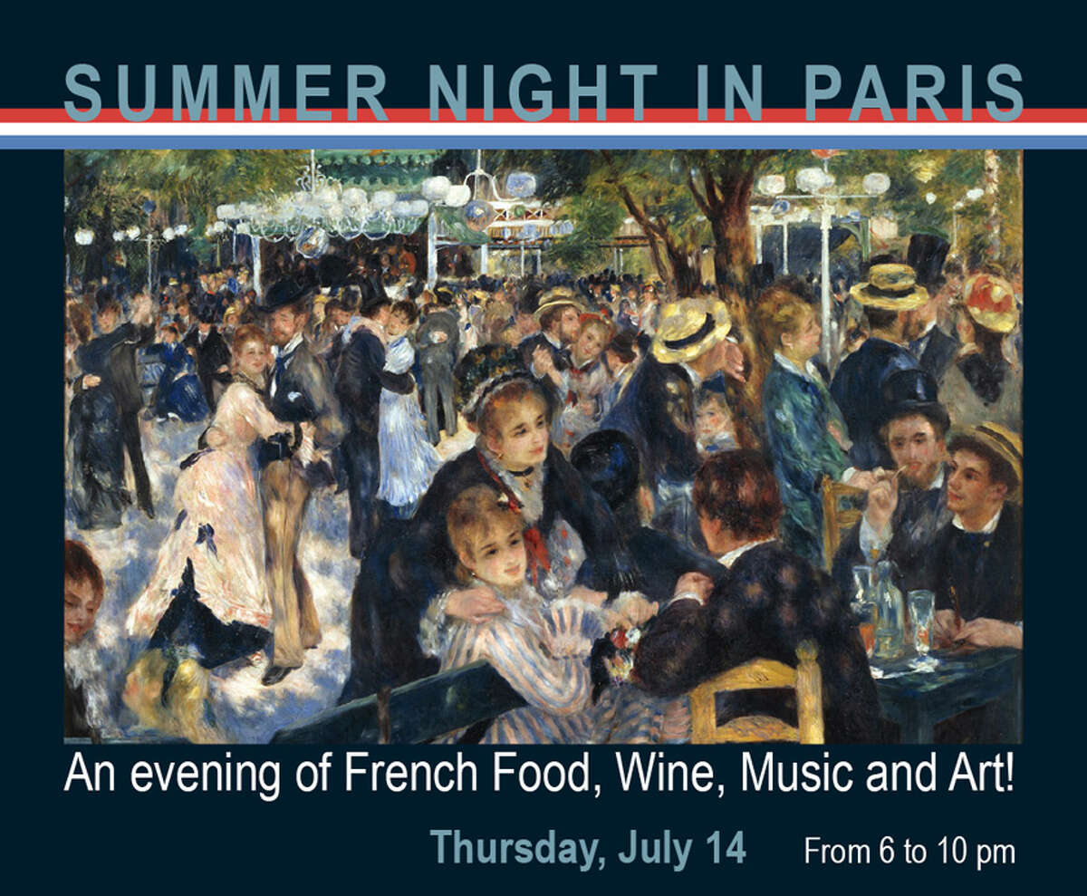 The Bruce Museum in Greenwich will celebrate Bastille Day on Thursday, July 14, with a “Summer Night in Paris” outdoor party.