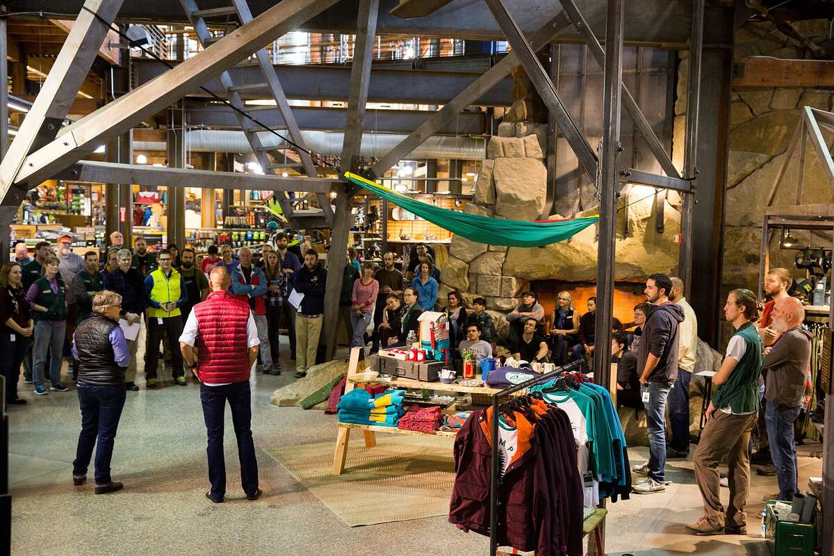 REI's Seattle flagship store, pictured in a file photo.