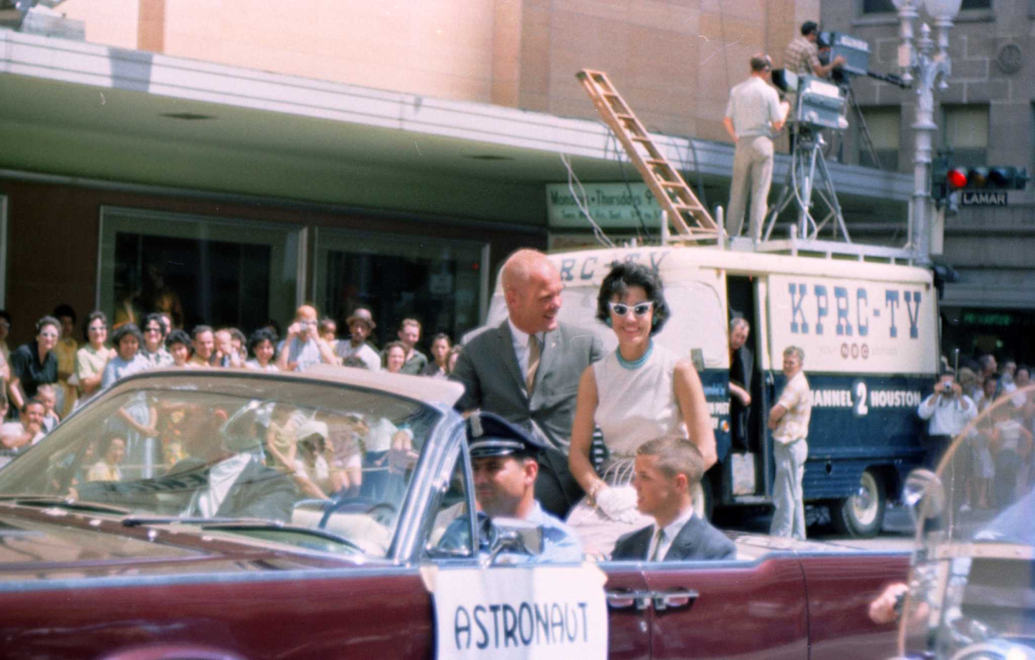 John Glenn's orbit of the Earth riveted Houston