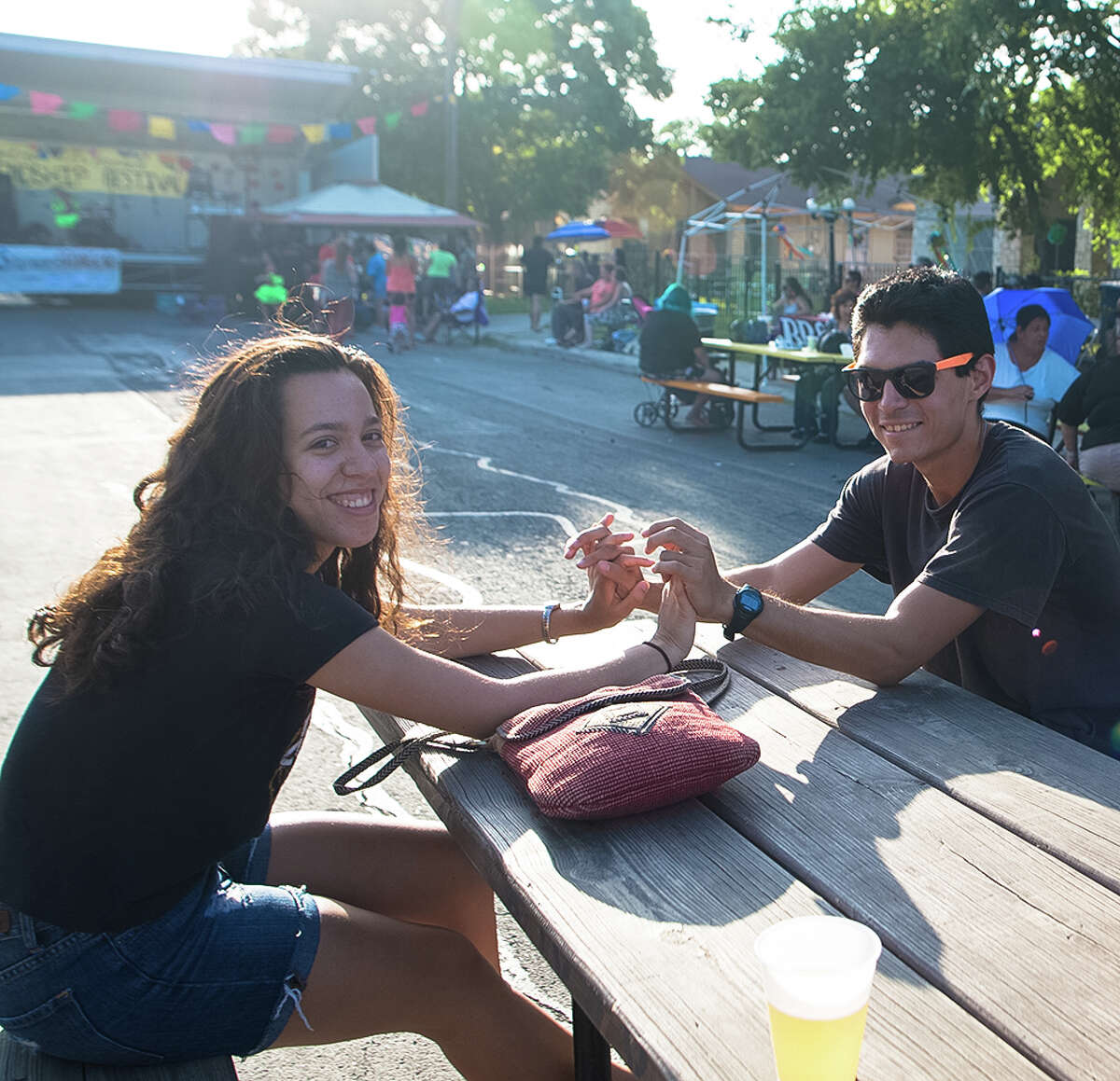 Members of the West Side community showed up for fun and live music Saturday and partied late into the evening during the annual Friendship Festival and Street Dance Saturday, July 9, 2016.