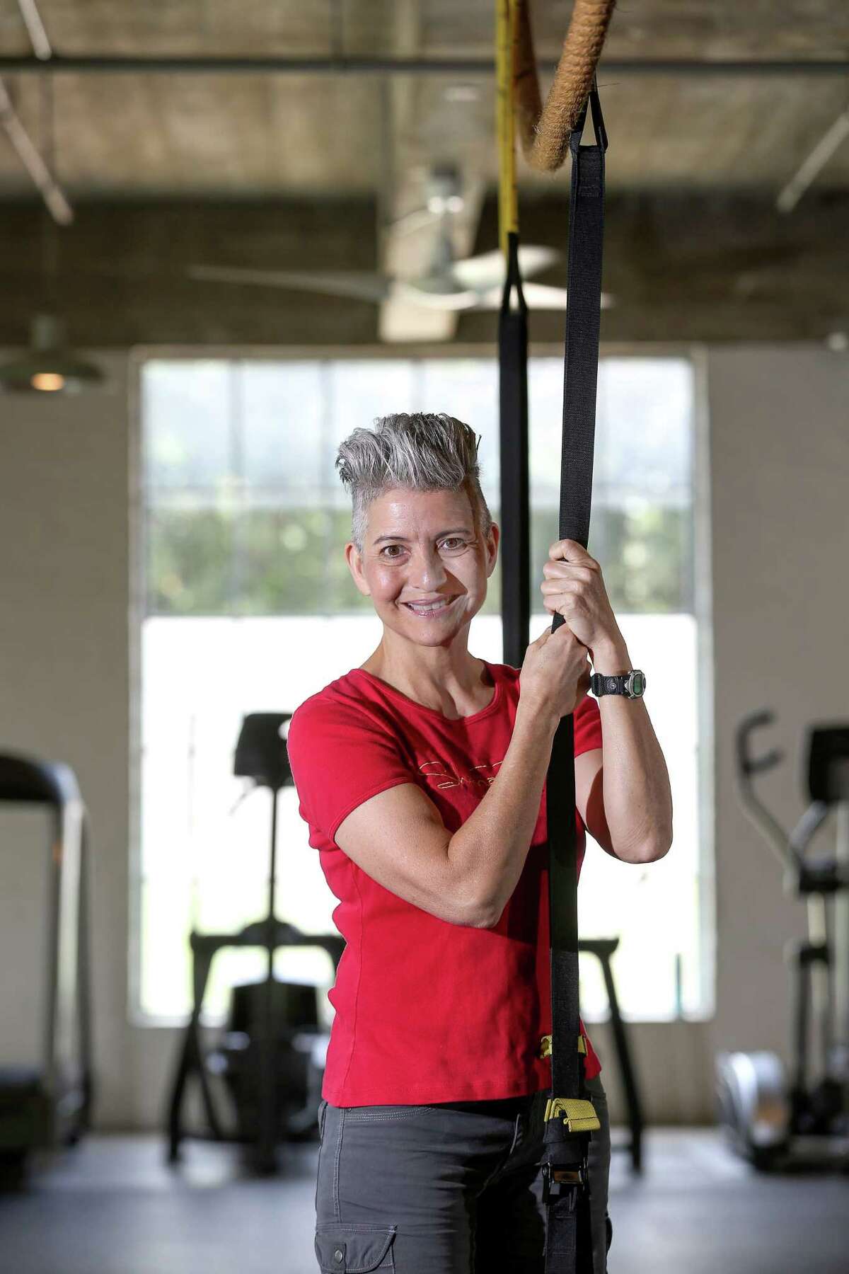 Shana Ross, personal trainer and owner of her own fitness studio, poses for a portrait, Wednesday, July 6, 2016, in Houston. ( Jon Shapley / Houston Chronicle )