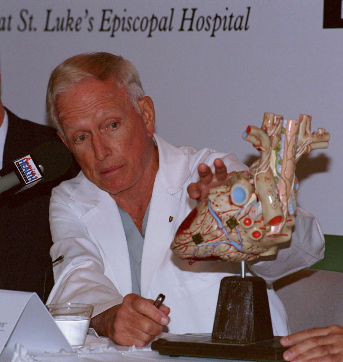 Dr. Denton Cooley and his quick hands simplified open heart surgeries