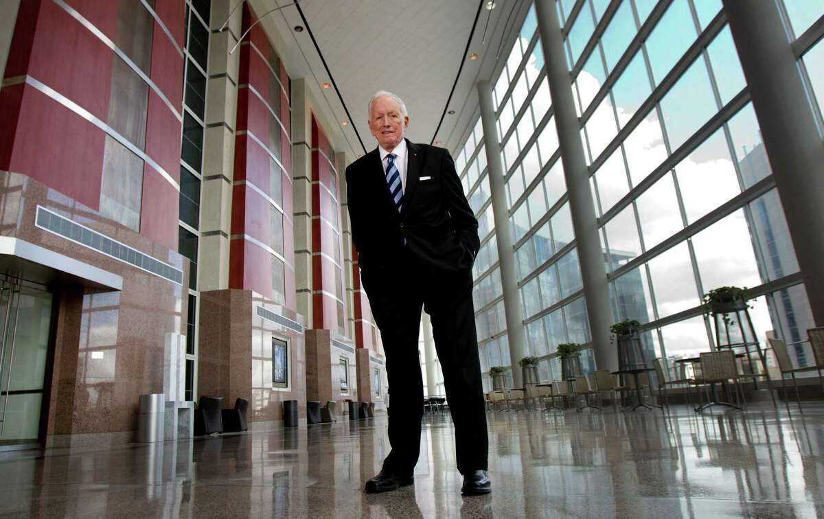 Legendary Houston heart surgeon Denton Cooley stands for a portrait at the Texas Heart Institute, Thursday, June 6, 2013, in Houston. (Cody Duty / Houston Chronicle)