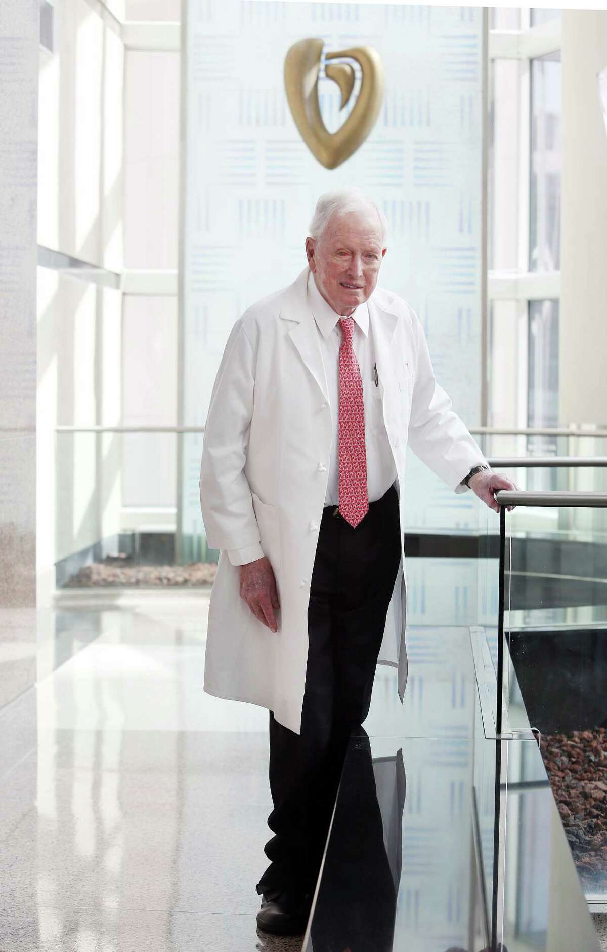 Dr. Denton Cooley and his quick hands simplified open heart surgeries