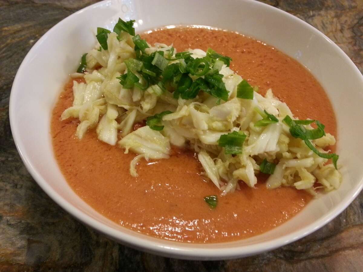 Recipe Spicy Gazpacho and Crab