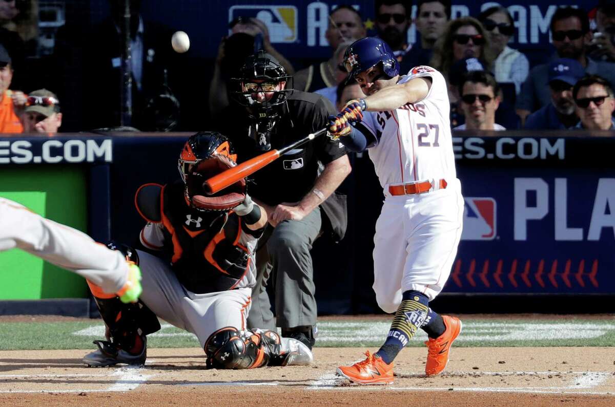 MLB Houston Astros #27 Jose Altuve Space City India