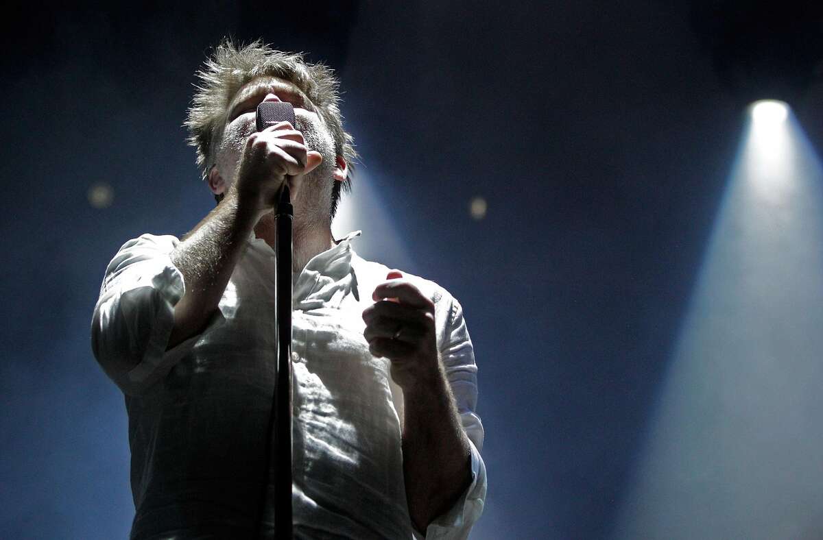James Murphy with the band LCD Soundsystem performs at the Bonnaroo Music and Arts Festival on Friday, June 10, 2016, in Manchester Tenn. (Photo by Wade Payne/Invision/AP)