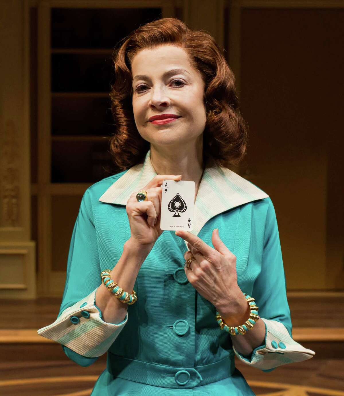 Josie De Guzman stars in the Alley Theatre's production of Agatha Christie'sÂ "Spider's Web."