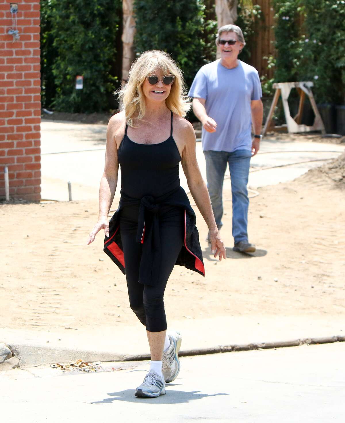 Goldie Hawn and Kurt Russell are seen on June 25, 2016 in Los Angeles, California. KEEP CLICKING FOR A THEN-AND-NOW LOOK AT STARS WHO WERE HOT IN THE 1970s WHO ARE NOW IN THEIR 70s.