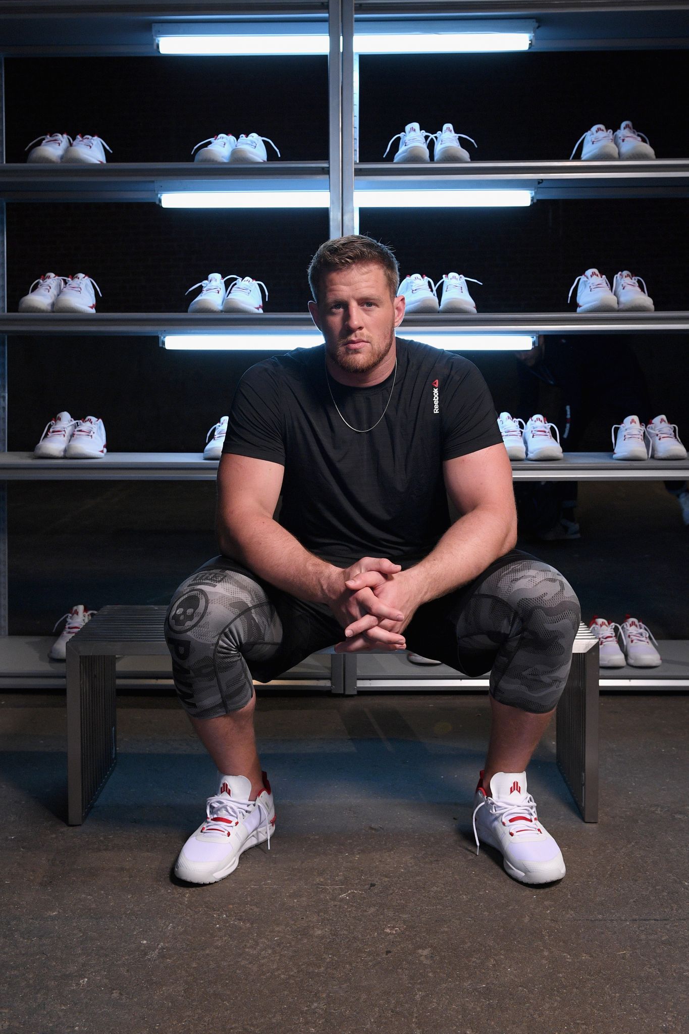 J.J. Watt's Reebok shoe launch