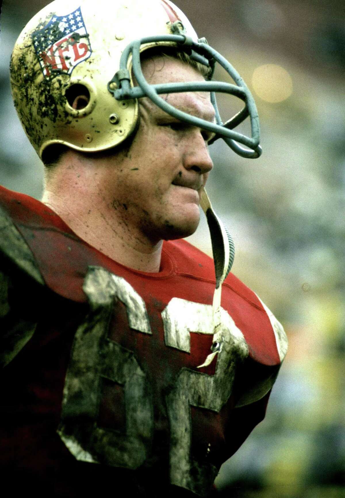 Atlanta Falcons linebacker Tommy Nobis during a 1967 Pro Bowl game where the East beat the West 20-10 on January 22, 1967 at the Los Angeles Memorial Coliseum in Los Angeles, California. 1967 NFL Pro Bowl East vs West - January 22, 1967 (AP Photo/NFL Photos)