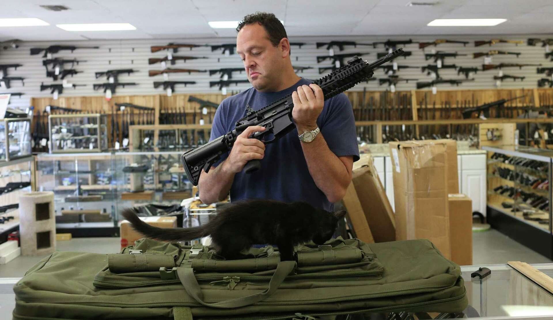 SF officer suspected of making prohibited assault rifle