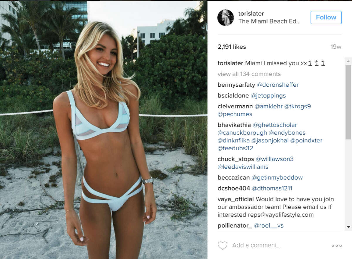 Tori Slater is dating Daniel Berger. You can follower her here.