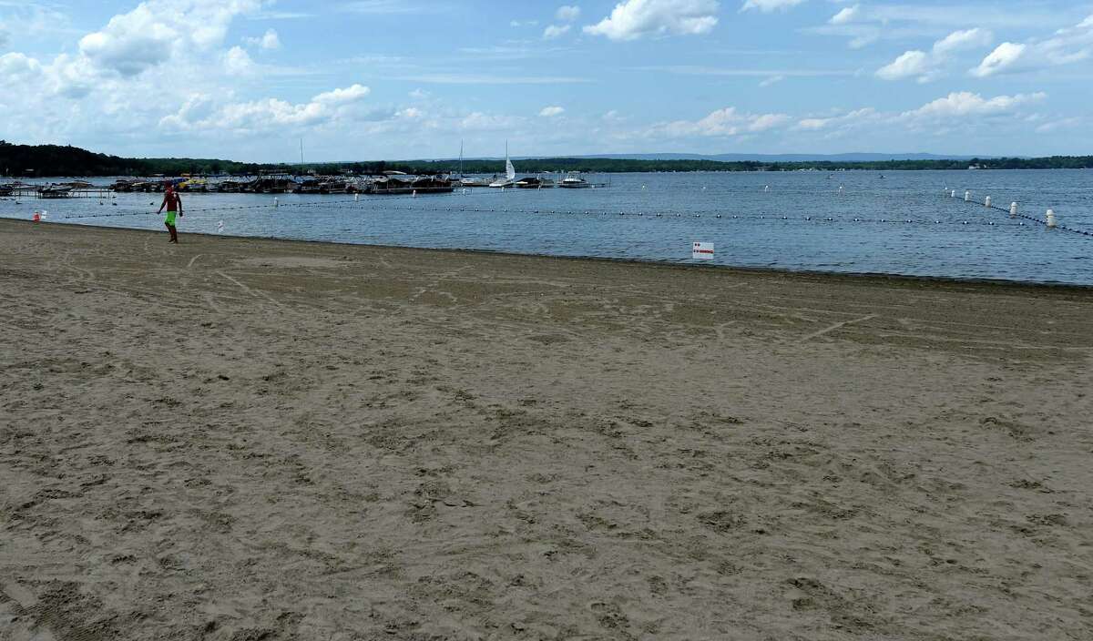 Saratoga County's Brown's Beach reopens to swimmers