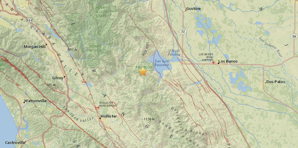 Earthquake near me hollister