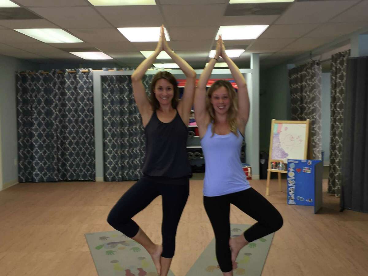 Inner Child Yoga owner Barbie Burton, left, and associate Jessica Lippi-Tuz.