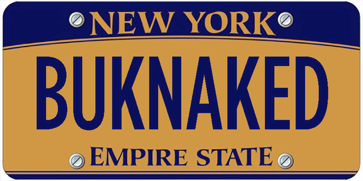 A sampling of personalized plates not allowed by New York's Department of Motor Vehicles. The list is updated periodically by state officials.