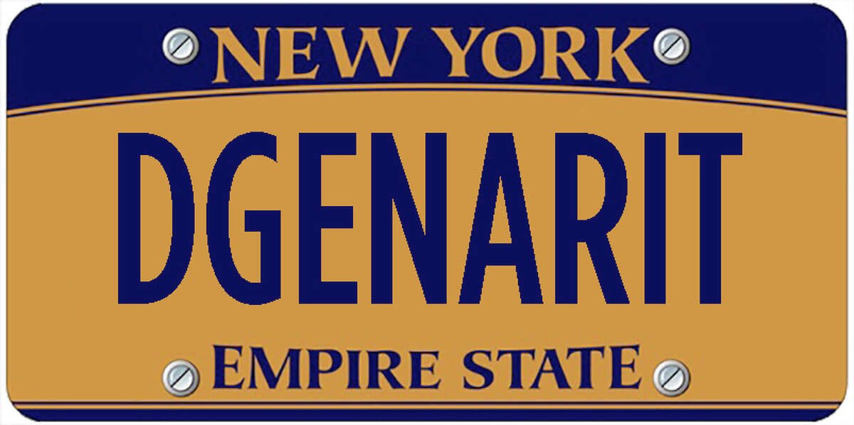 A sampling of personalized plates not allowed by New York's Department of Motor Vehicles. The list is updated periodically by state officials.