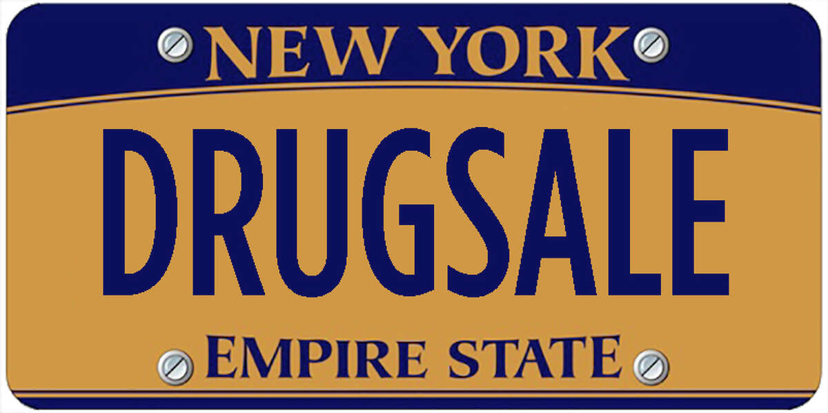A sampling of personalized plates not allowed by New York's Department of Motor Vehicles. The list is updated periodically by state officials.
