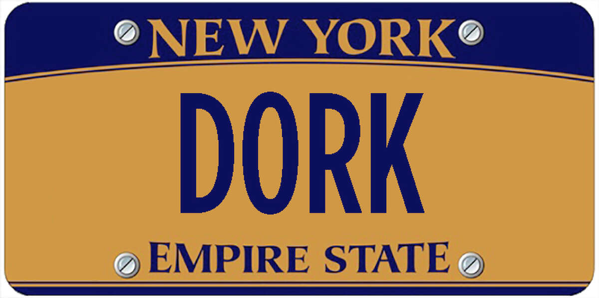 A sampling of personalized plates not allowed by New York's Department of Motor Vehicles. The list is updated periodically by state officials.