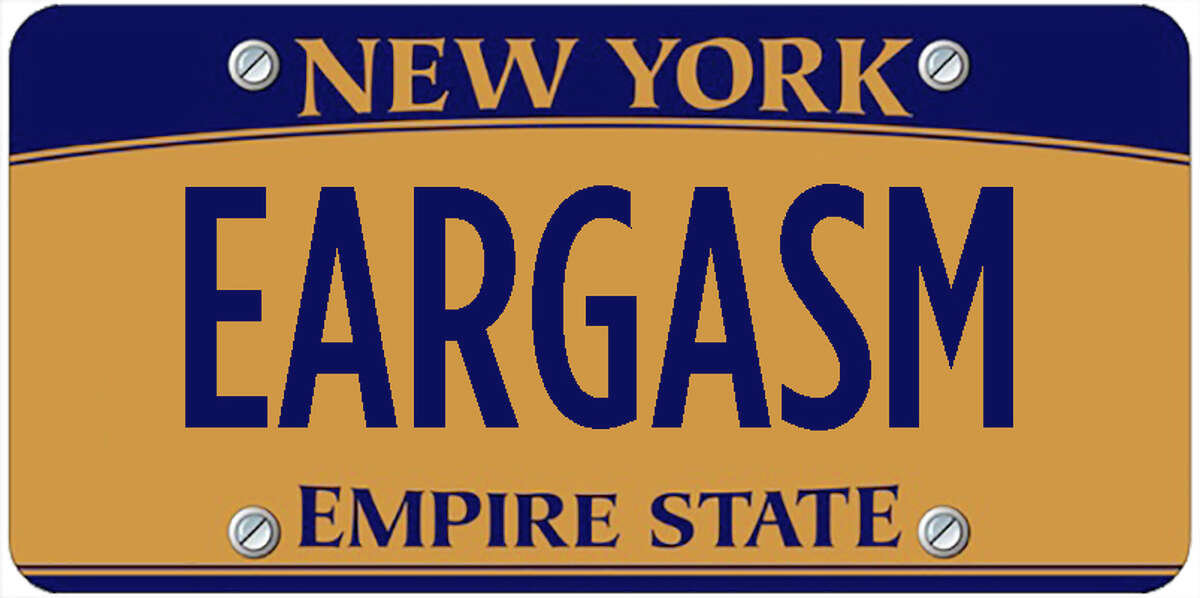 A sampling of personalized plates not allowed by New York's Department of Motor Vehicles. The list is updated periodically by state officials.