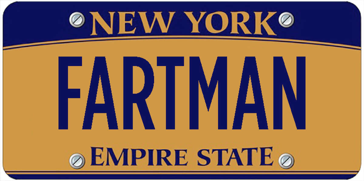 A sampling of personalized plates not allowed by New York's Department of Motor Vehicles. The list is updated periodically by state officials.