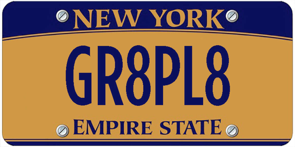 A sampling of personalized plates not allowed by New York's Department of Motor Vehicles. The list is updated periodically by state officials.