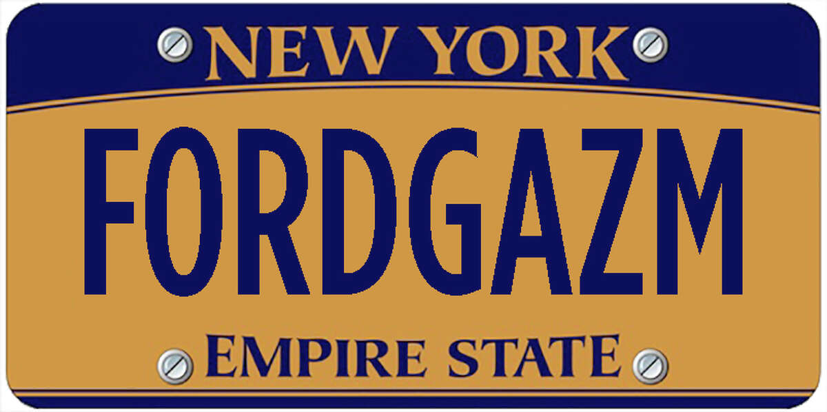 A sampling of personalized plates not allowed by New York's Department of Motor Vehicles. The list is updated periodically by state officials.