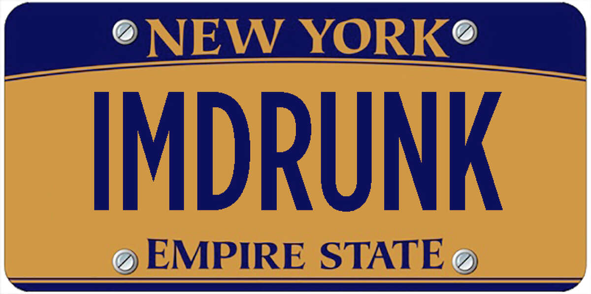 A sampling of personalized plates not allowed by New York's Department of Motor Vehicles. The list is updated periodically by state officials.