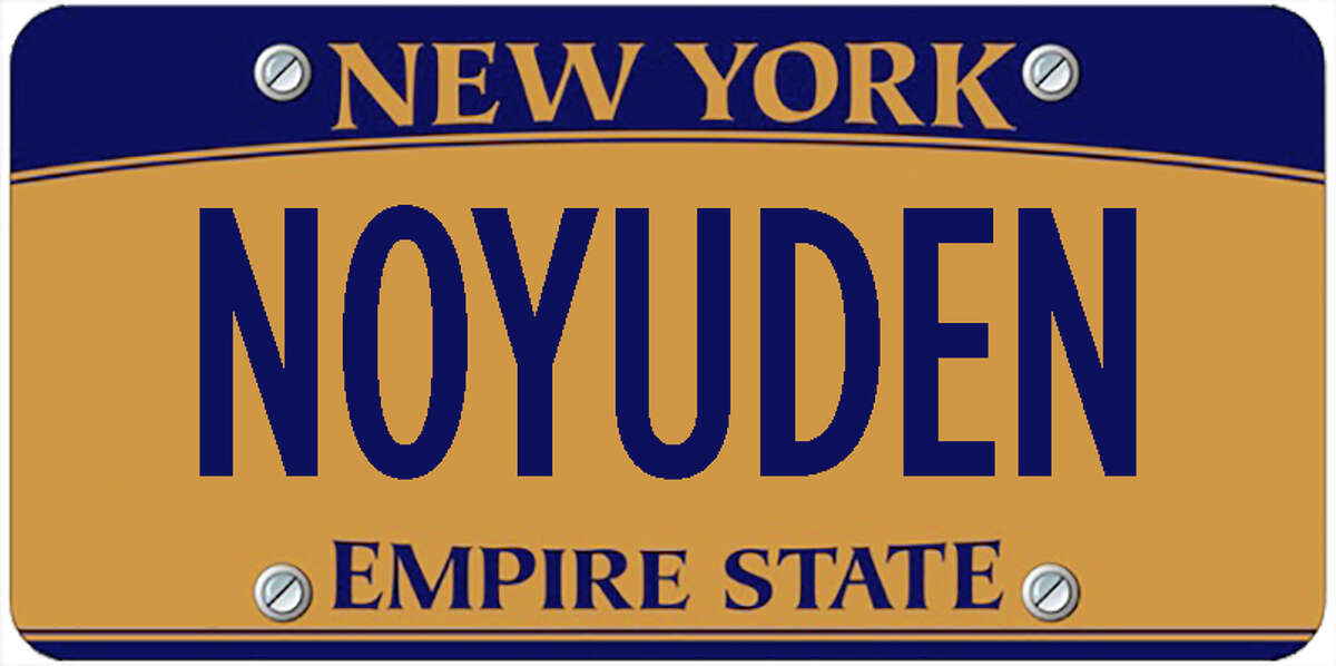 A sampling of personalized plates not allowed by New York's Department of Motor Vehicles. The list is updated periodically by state officials.