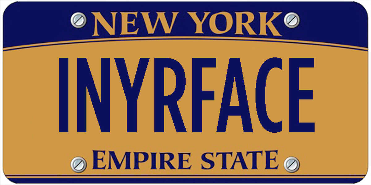 A sampling of personalized plates not allowed by New York's Department of Motor Vehicles. The list is updated periodically by state officials.