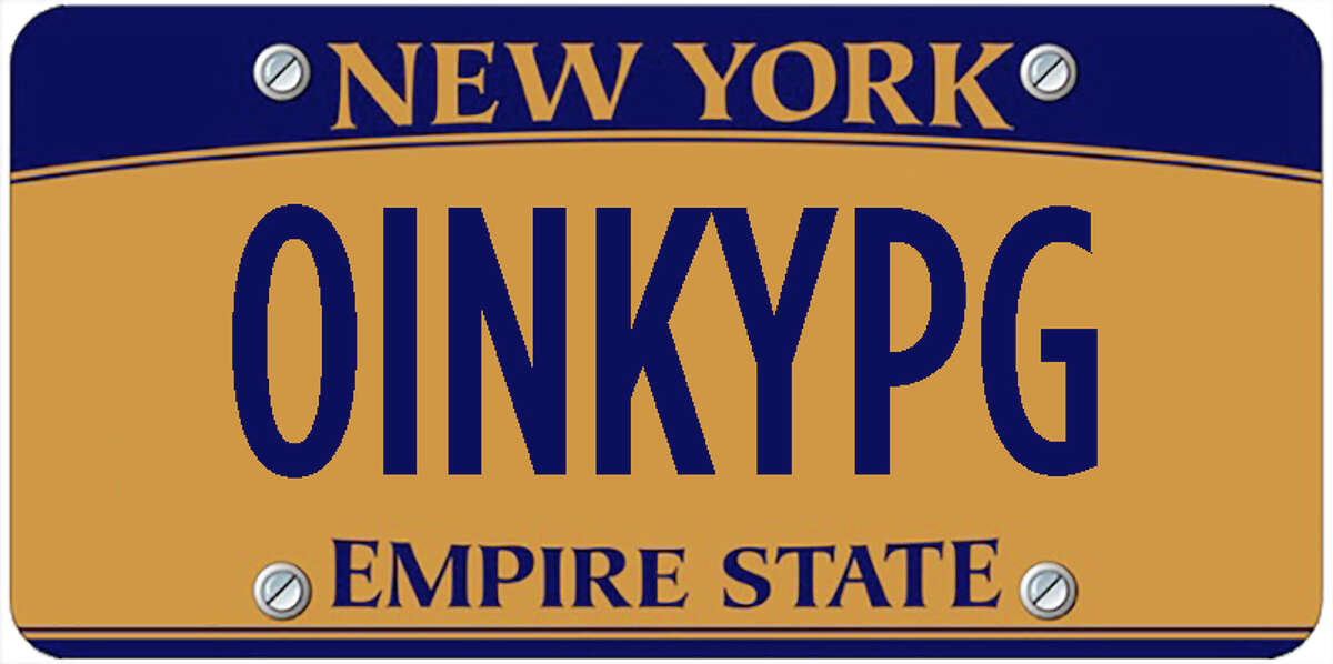 A sampling of personalized plates not allowed by New York's Department of Motor Vehicles. The list is updated periodically by state officials.