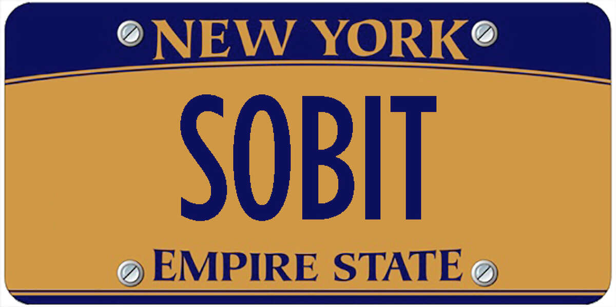 A sampling of personalized plates not allowed by New York's Department of Motor Vehicles. The list is updated periodically by state officials.