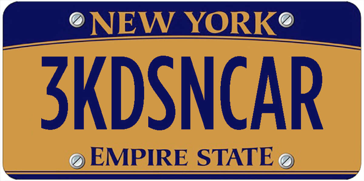 A sampling of personalized plates not allowed by New York's Department of Motor Vehicles. The list is updated periodically by state officials.