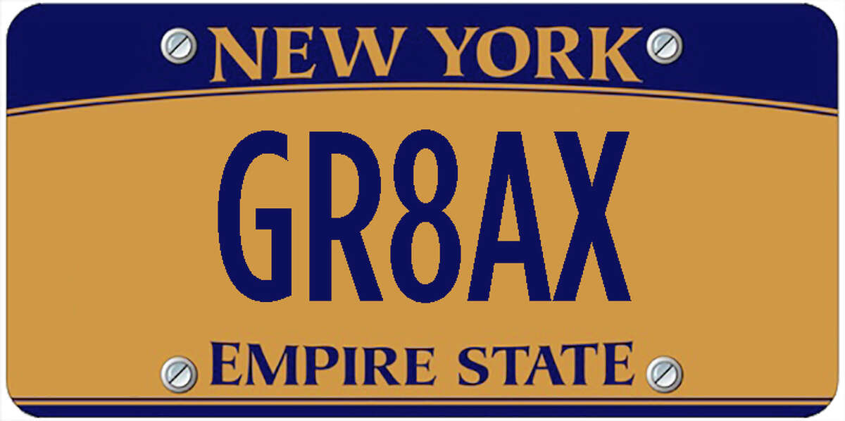 A sampling of personalized plates not allowed by New York's Department of Motor Vehicles. The list is updated periodically by state officials.