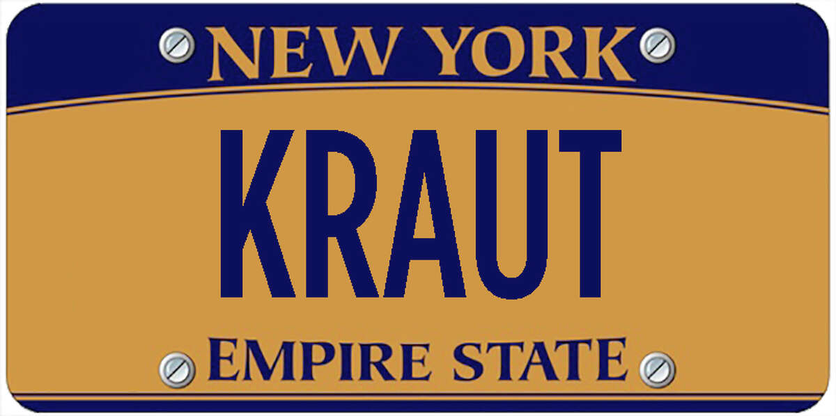 A sampling of personalized plates not allowed by New York's Department of Motor Vehicles. The list is updated periodically by state officials.