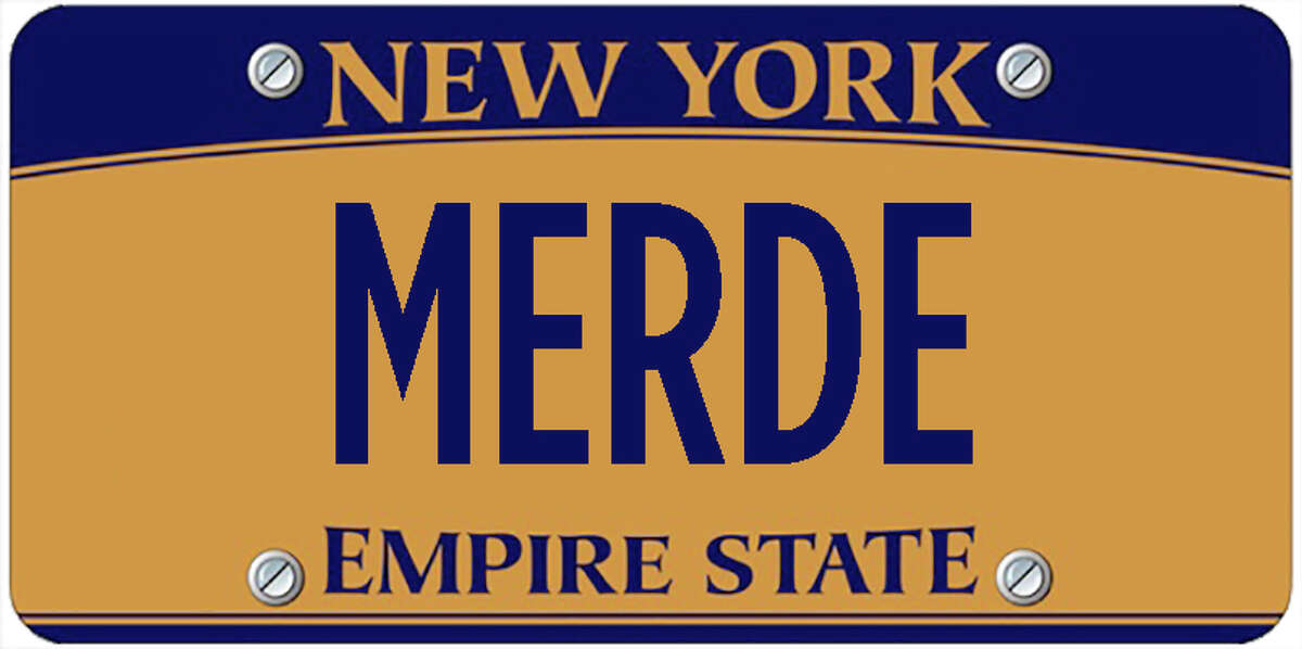 A sampling of personalized plates not allowed by New York's Department of Motor Vehicles. The list is updated periodically by state officials.