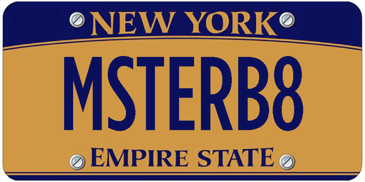 A sampling of personalized plates not allowed by New York's Department of Motor Vehicles. The list is updated periodically by state officials.