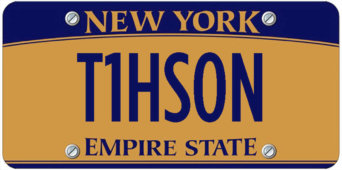 A sampling of personalized plates not allowed by New York's Department of Motor Vehicles. The list is updated periodically by state officials.