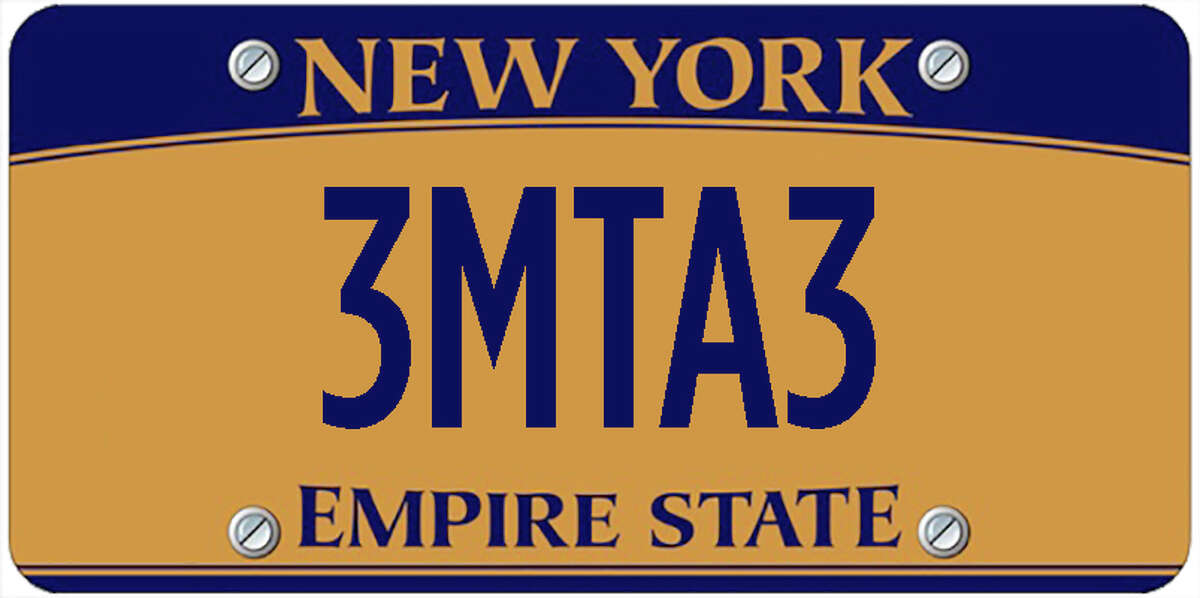 A sampling of personalized plates not allowed by New York's Department of Motor Vehicles. The list is updated periodically by state officials.