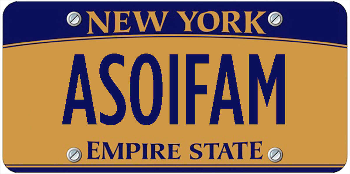 A sampling of personalized plates not allowed by New York's Department of Motor Vehicles. The list is updated periodically by state officials.