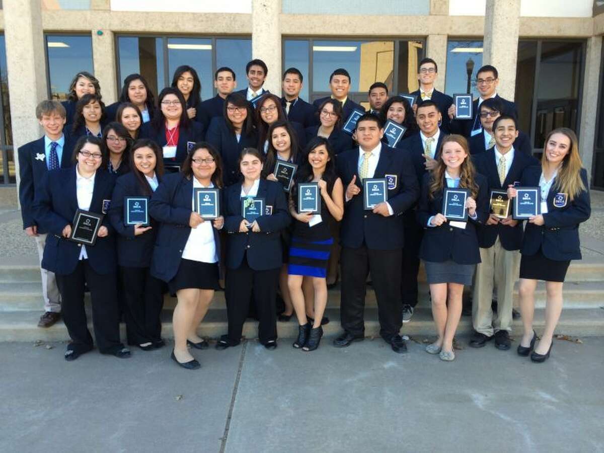 Courtesy photoPlainview High DECA students at the District 8 Career Development Conference held at Wayland Baptist University on Jan. 24.