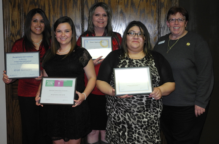 Plainview women accept Soroptimist awards