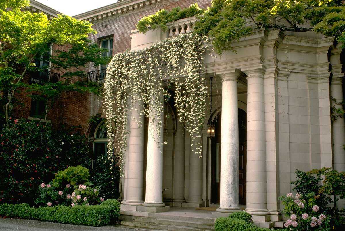 An exterior of Filoli in Woodside.