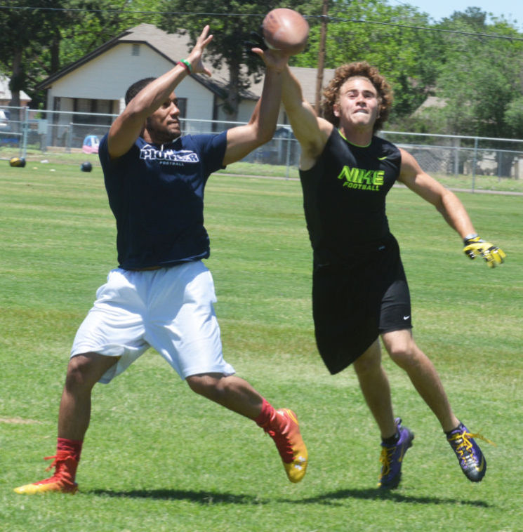 Wayland junior high football camp Tuesday